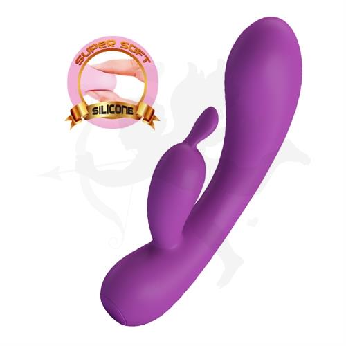  Vibrador con carga usb para estimulacion de punto g y clitoris